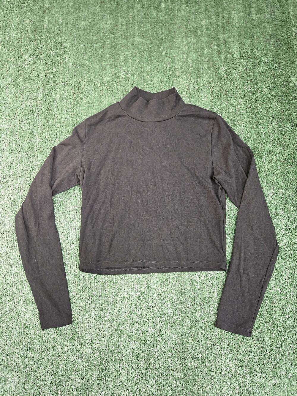 Zara Women’s Fitting Long Sleeve Black Turtleneck Size XL EUC